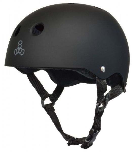 

Шлем защитный Triple8 Sweatsaver Helmet Black All р. XS 51-52 см (mt4168)