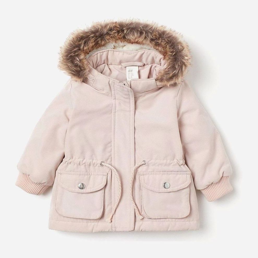 

Зимняя куртка-парка H&M 0734917 0 74 см Розовая