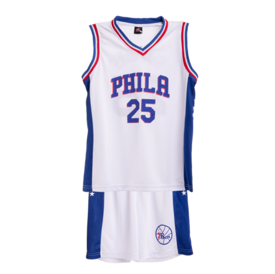 

Форма баскетбольная подростковая NB-Sport NBA PHILA 25 BA-0927 XL (13-16 лет) Бело-синяя (IN07649)