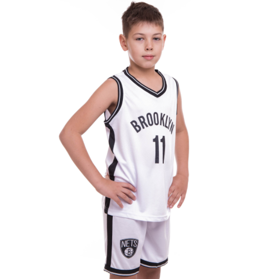 

Форма баскетбольная детская NBA BROOKLYN 11 SP-Sport 3578 M (8-10 лет) Бело-черная (IN07617)