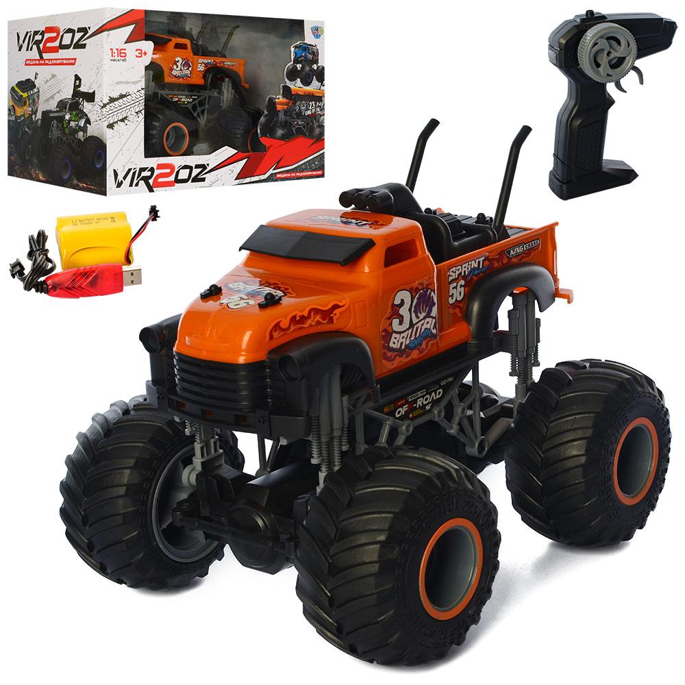 

Машинка Джип 28 см на радиоуправлении М 5517 2,4G, аккумулятор, 1:16, USB зарядное, резиновые колеса