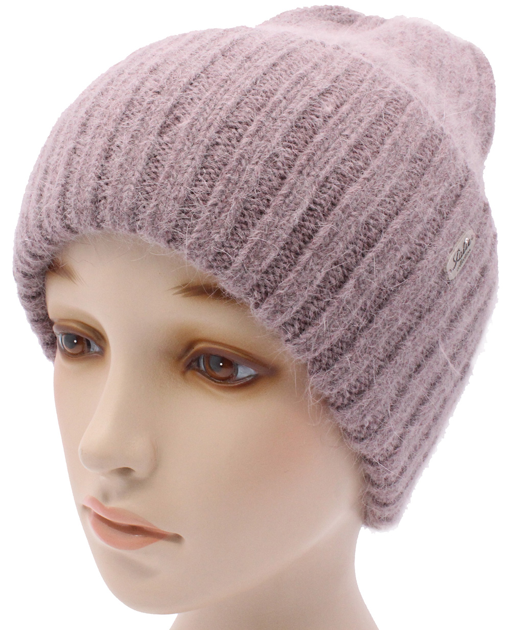 

Женская шапка колпак Зефир цвет кофе