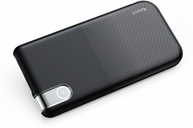 

Baseus Thin Version Wireless Charge Power Bank 10000 mAh Black