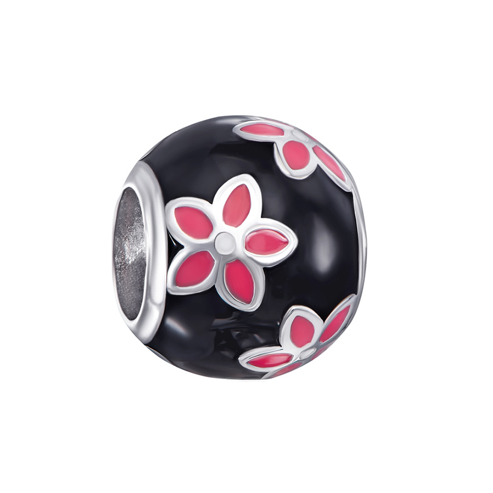 

Серебряный шарм с эмалью 000116377 б/р размера