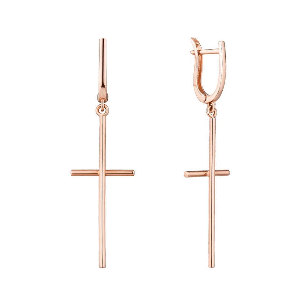 

Серьги-подвески из красного золота 000147541