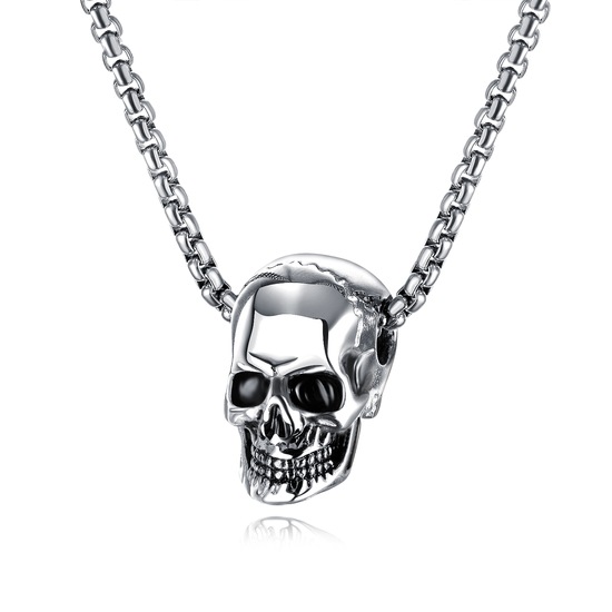 

Колье YST из нержавеющей медицинской стали Skull
