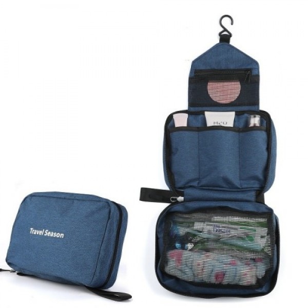 

Дорожный органайзер для косметики Travel Pouch Синий