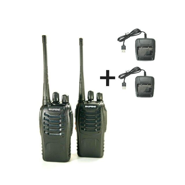 

Набор Рации Baofeng BF-888S 2 шт + 2 usb зарядки до 5 км (BF-888S + usb)