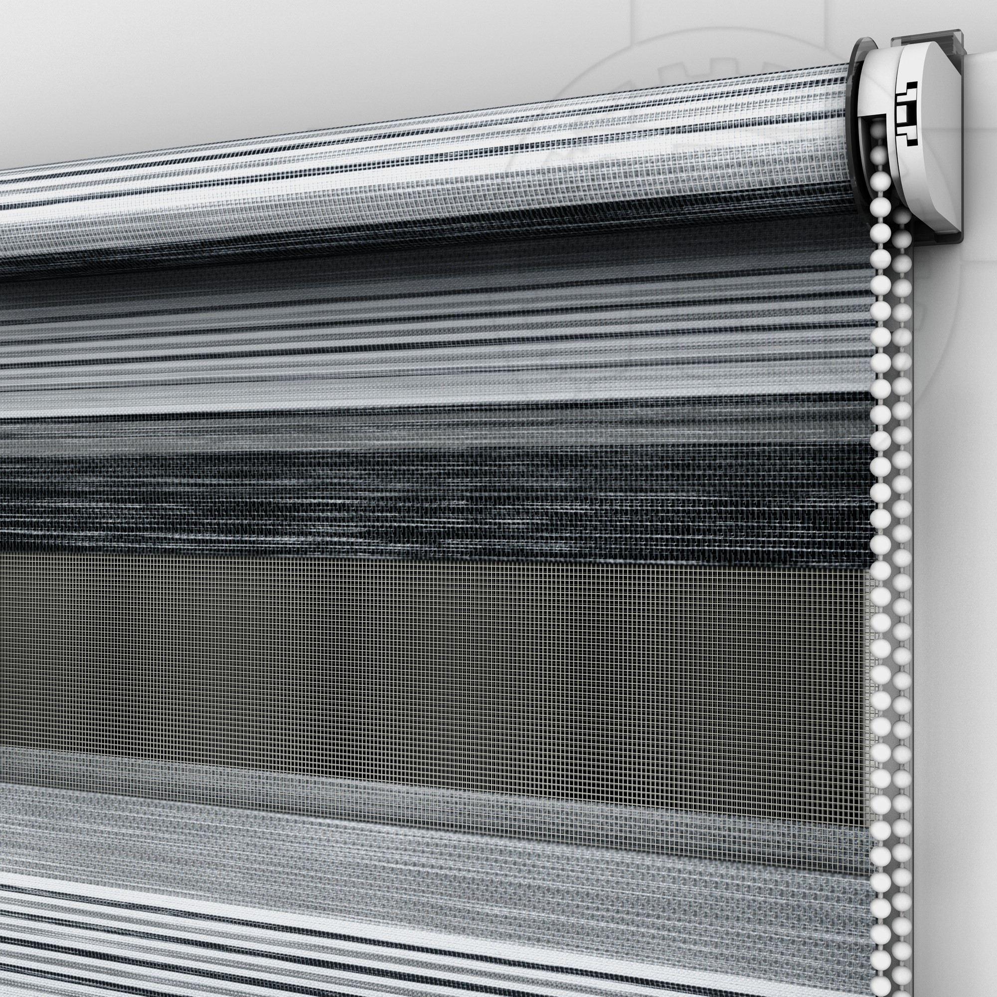 

Жалюзи День-Ночь Chalet DN30106 Gray - White - Anthracite140 x 160 см