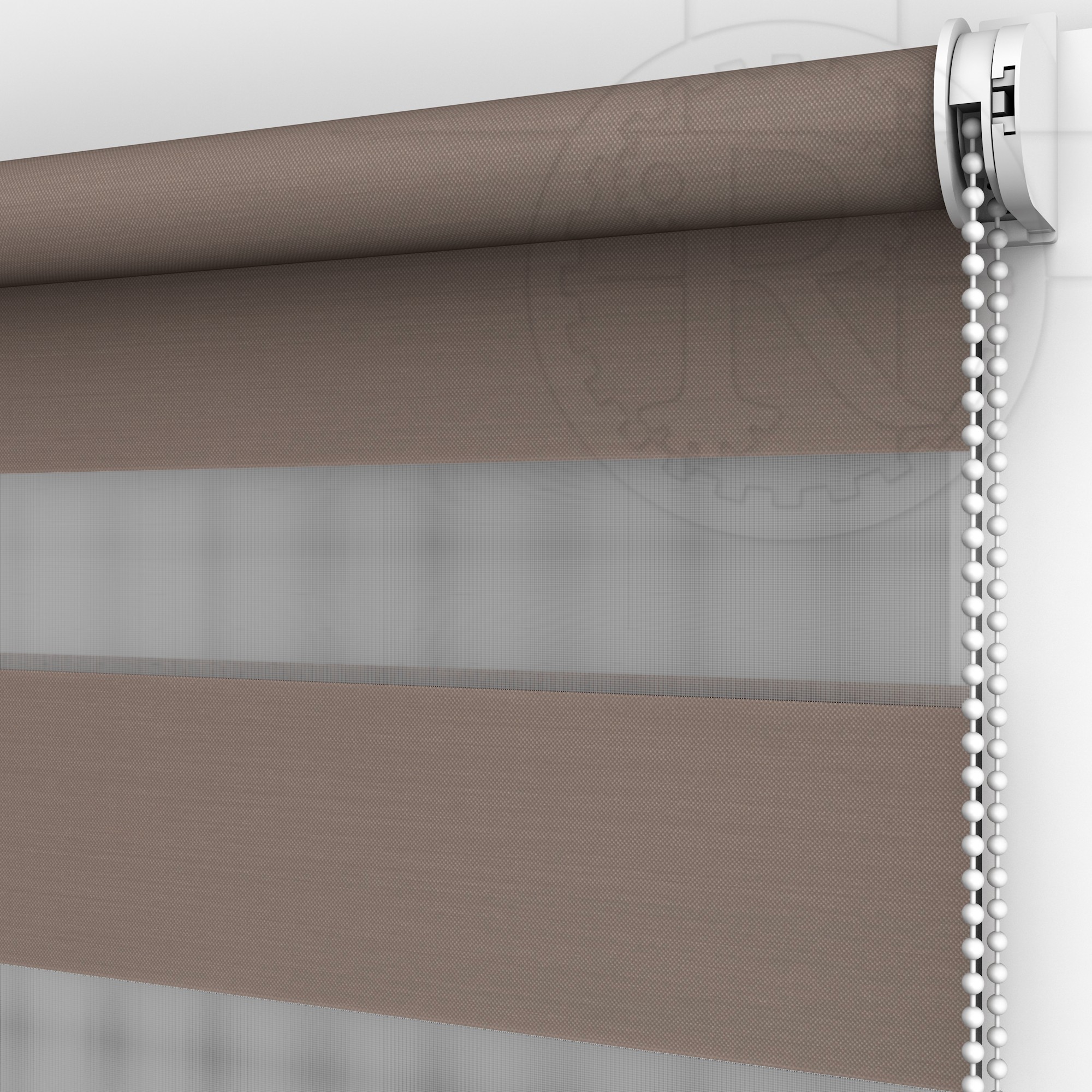 

Жалюзи День-Ночь Albedo Design DN925 Cacao 42.5 x 160 см