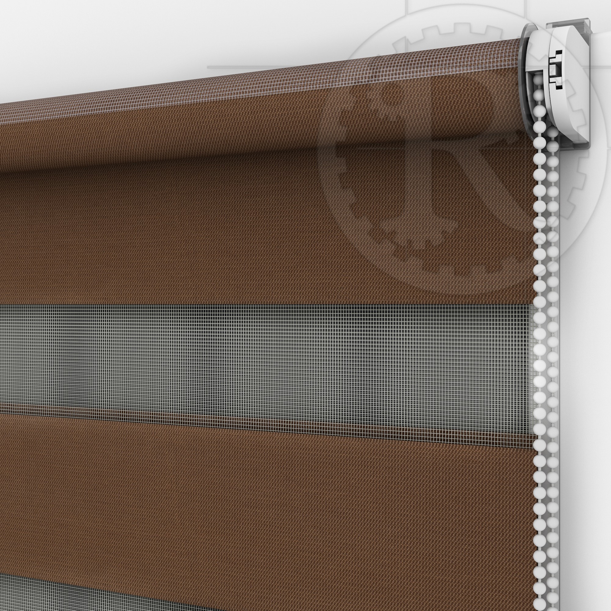 

Жалюзи День-Ночь Standart DN11014 Chocolate Cream 130 x 200 см