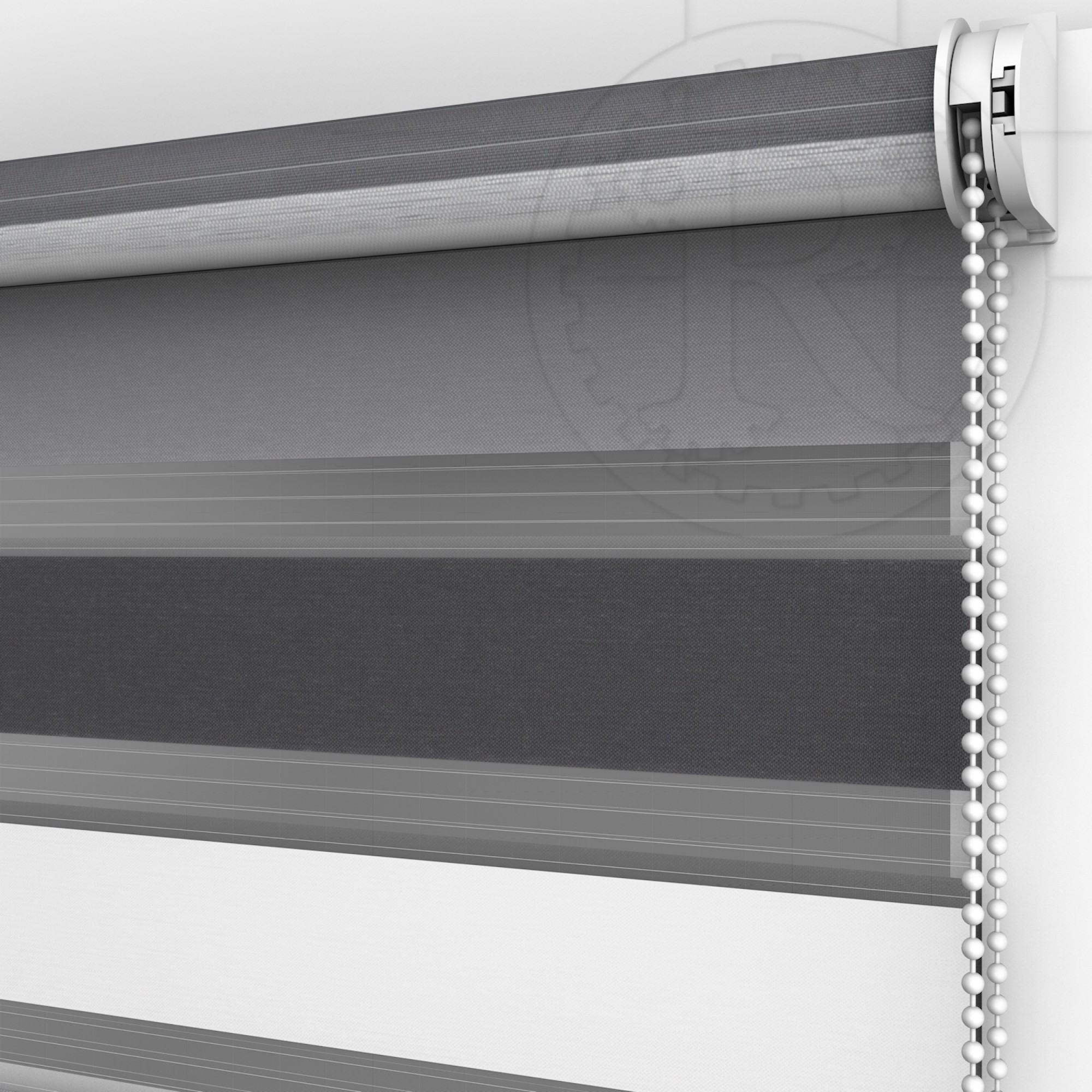 

Жалюзи День-Ночь Bahama 2002 White - Gray - Anthracite 65 x 160 см