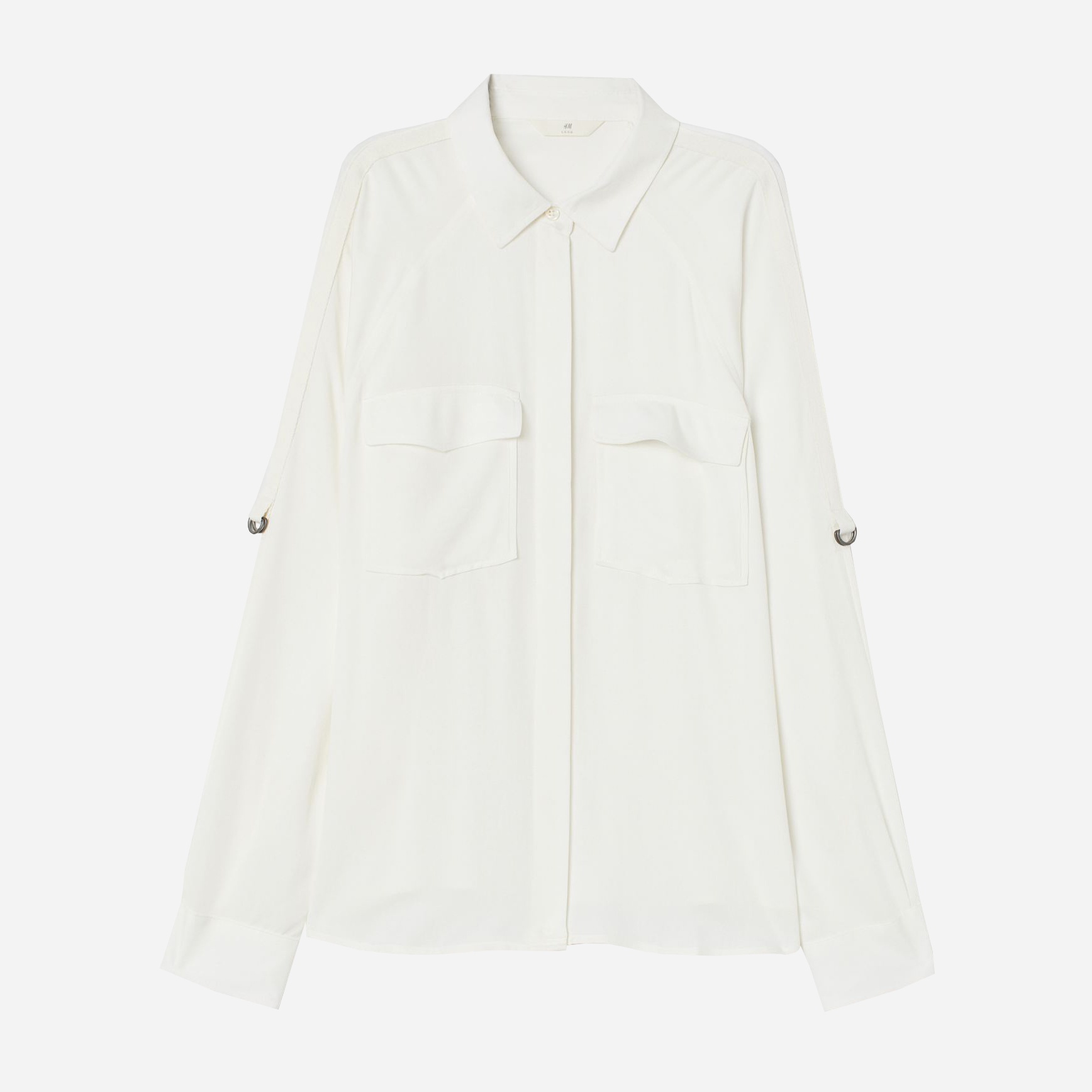 

Блузка H&M 0811529-1  Белая (СА2000001874592, Блузка H&M 0811529-1 40 Белая (СА2000001874592)