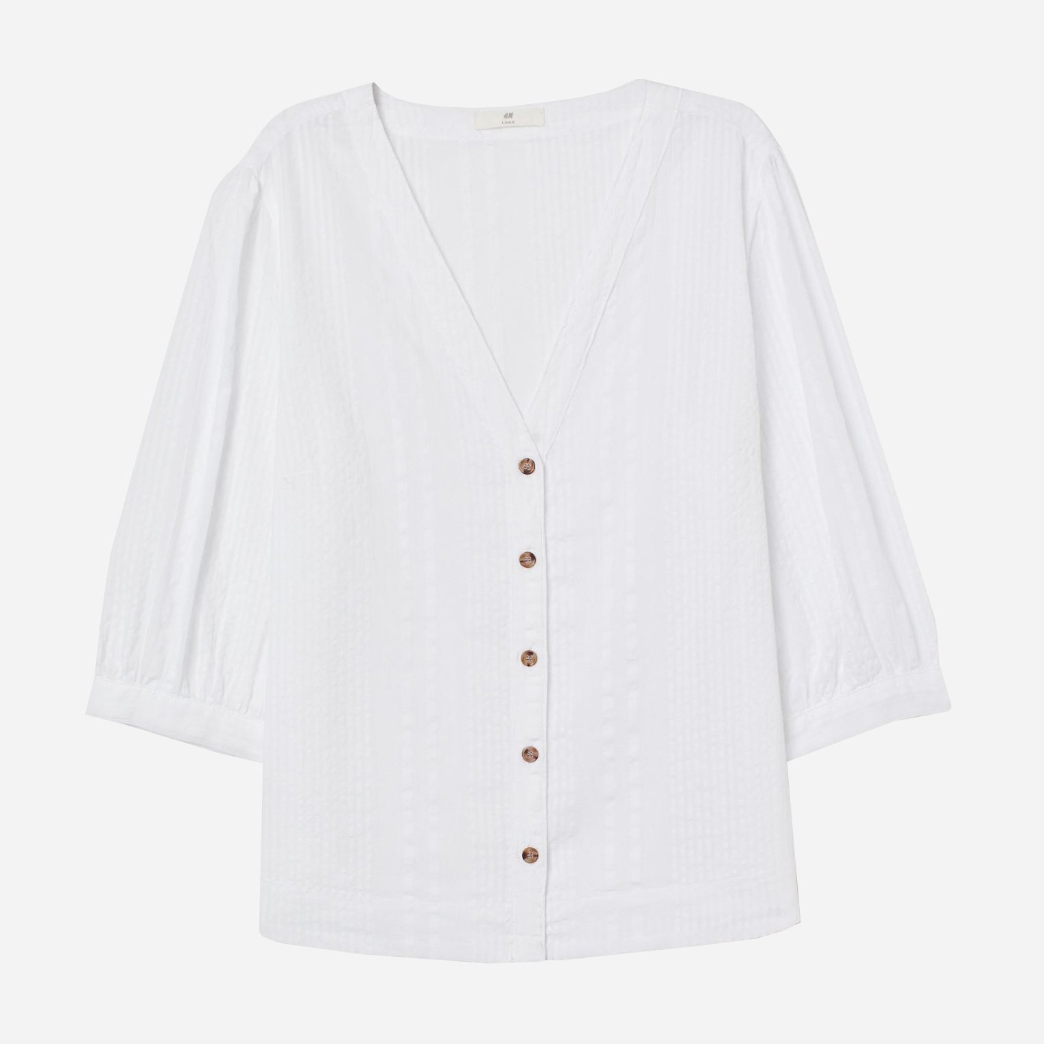 

Блузка H&M 09-0854724-001  Белая (СА2000001874288, Блузка H&M 09-0854724-001 40 Белая (СА2000001874288)