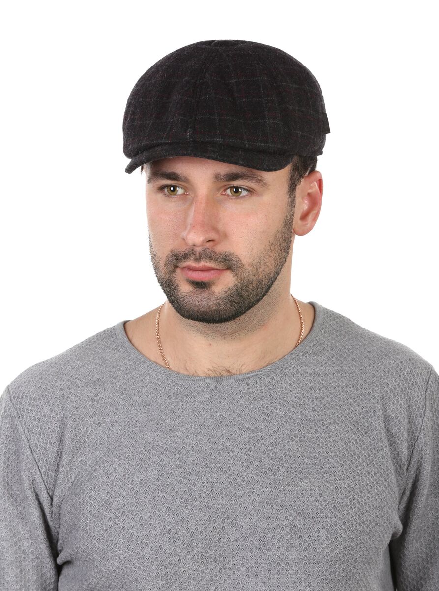 

Кепка восьмиклинка мужская в клетку LF Label