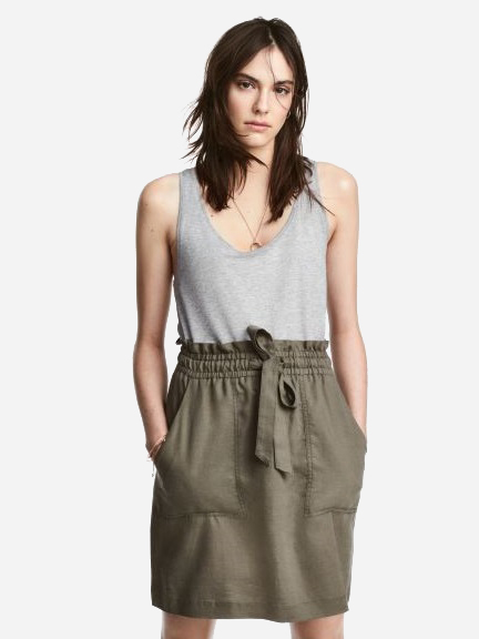 

Юбка H&M 09-0496507-001  Темно-зеленая (СА2000001874615, Юбка H&M 09-0496507-001 40 Темно-зеленая (СА2000001874615)