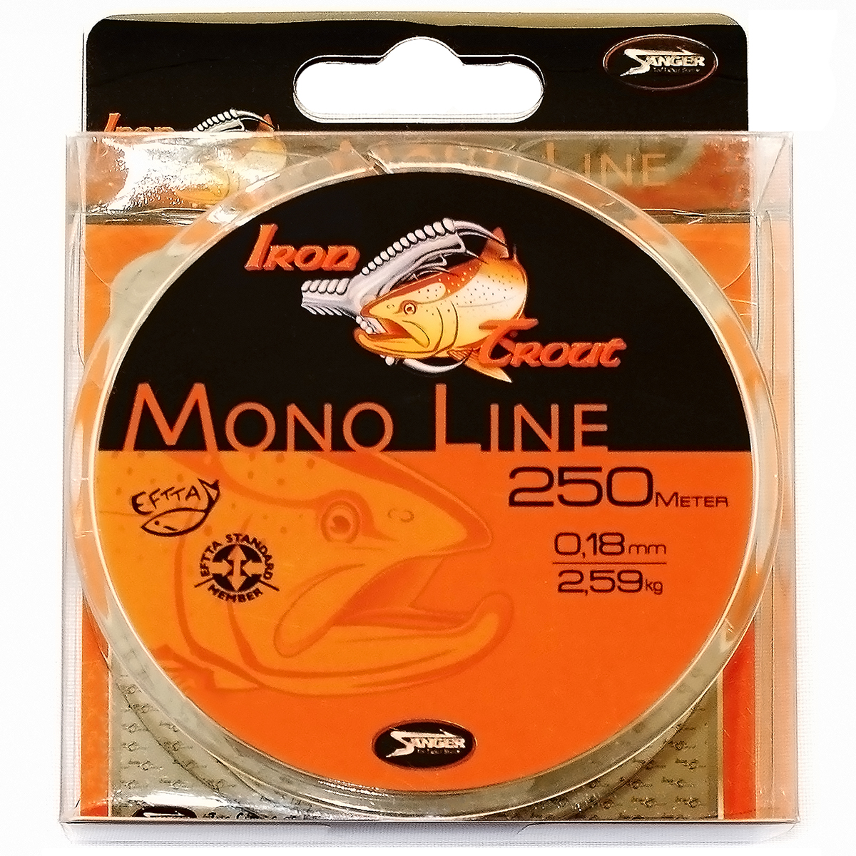 

Жилка IRON TROUT Mono Line 0.18mm 2.59kg 250m grey (1463118)