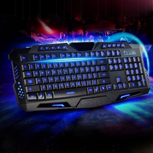 

Игровая клавиатура с подсветкой WIRED KEYBOARD LED M200 GAME Геймерская проводная клавиатура Черный (734369)