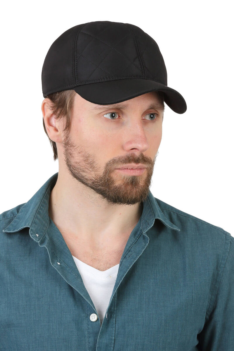 

Бейсболка черная из плащевки 58см LF Label