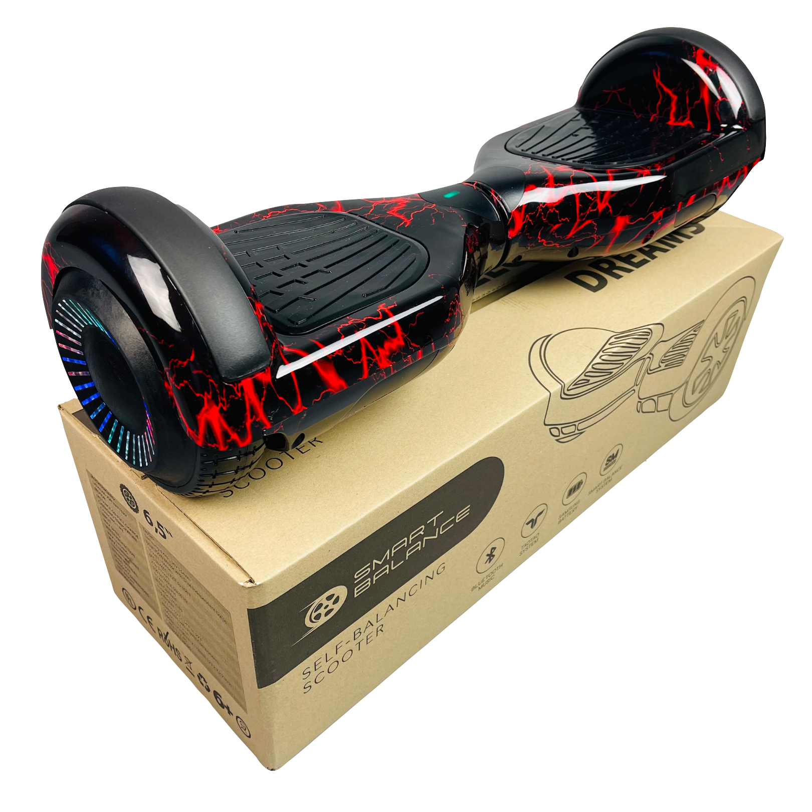 

Гироборд Smart Balance 6.5" PRO 2021 Красная молния
