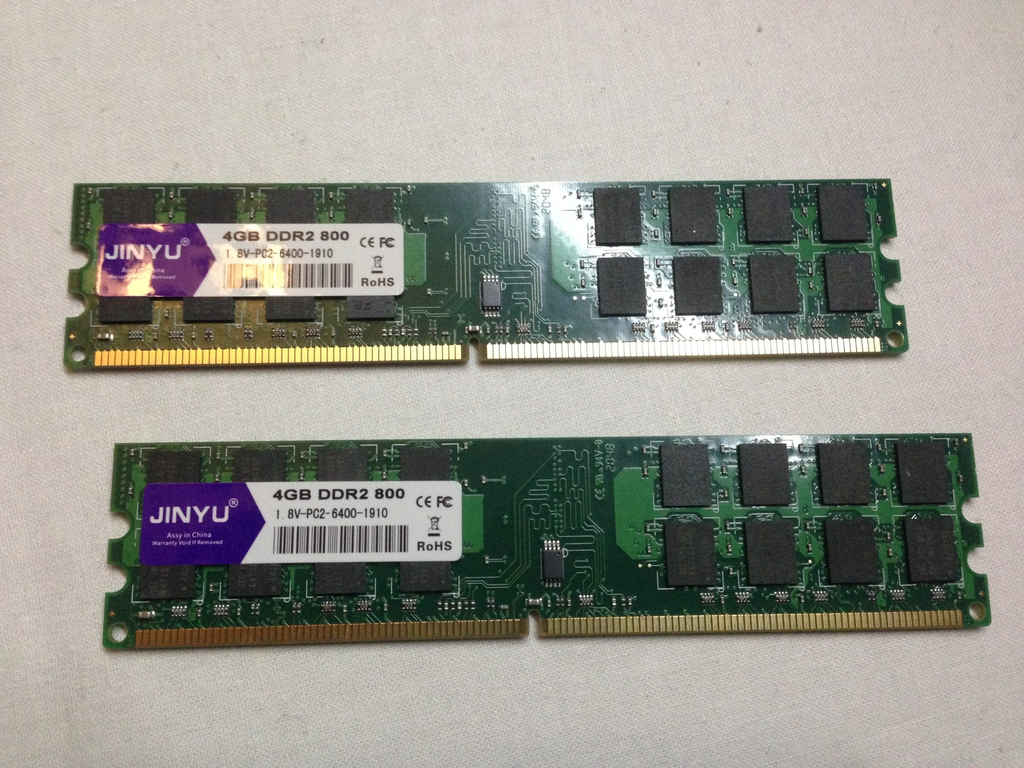 

Память DDR2 800 4Gb JINYU на чипах Samsung для AMD