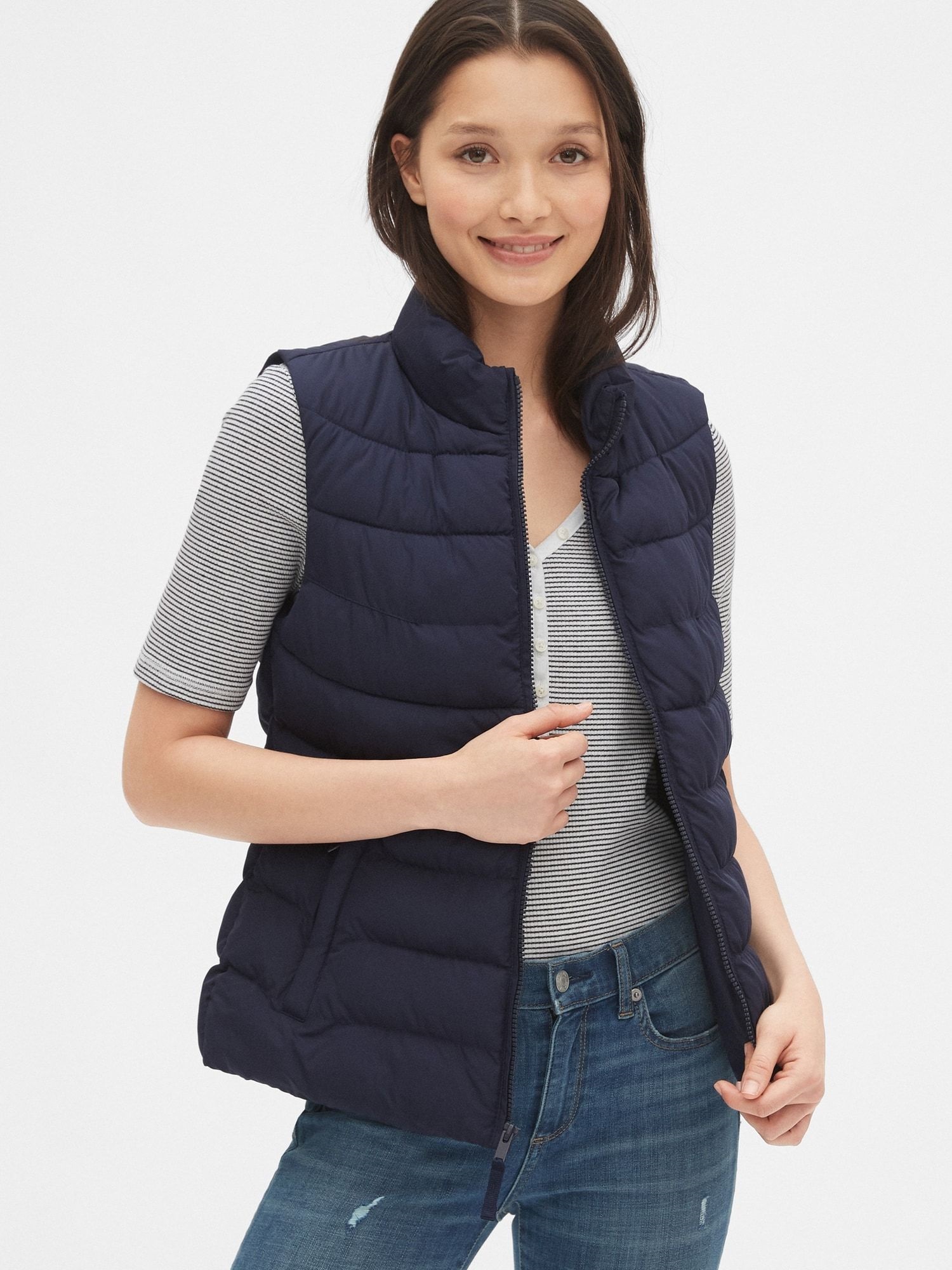 

Жилет женский GAP GA0707W S Темно-синий