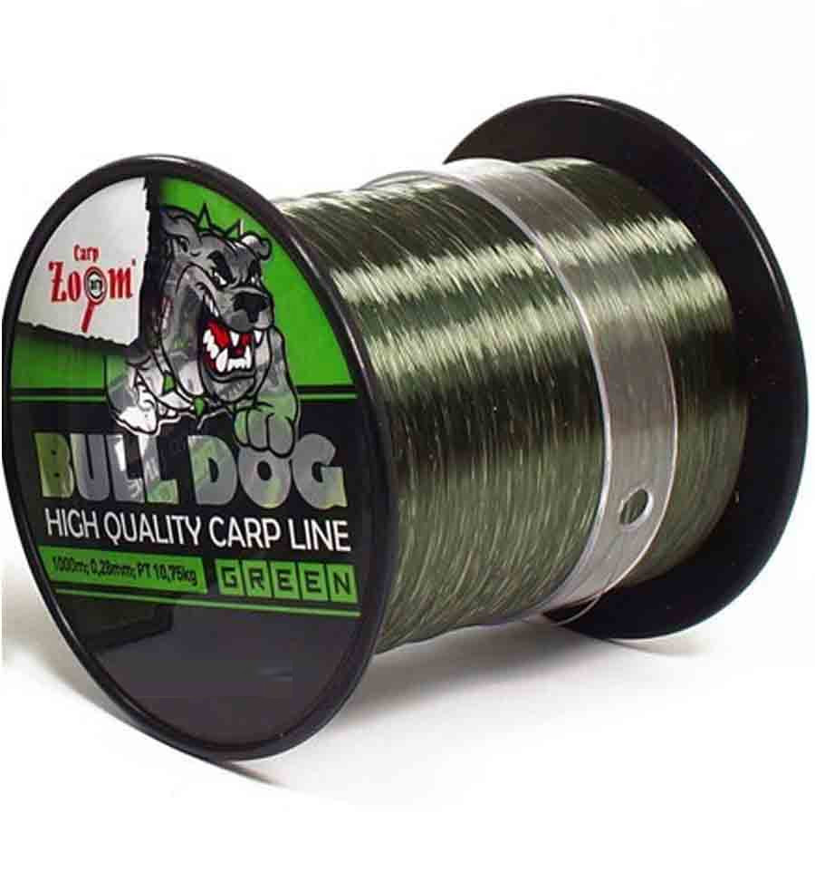 

Леска карповая Carp Zoom Bull-Dog зелёная 1000 м, 0,28 мм. 10,75 кг