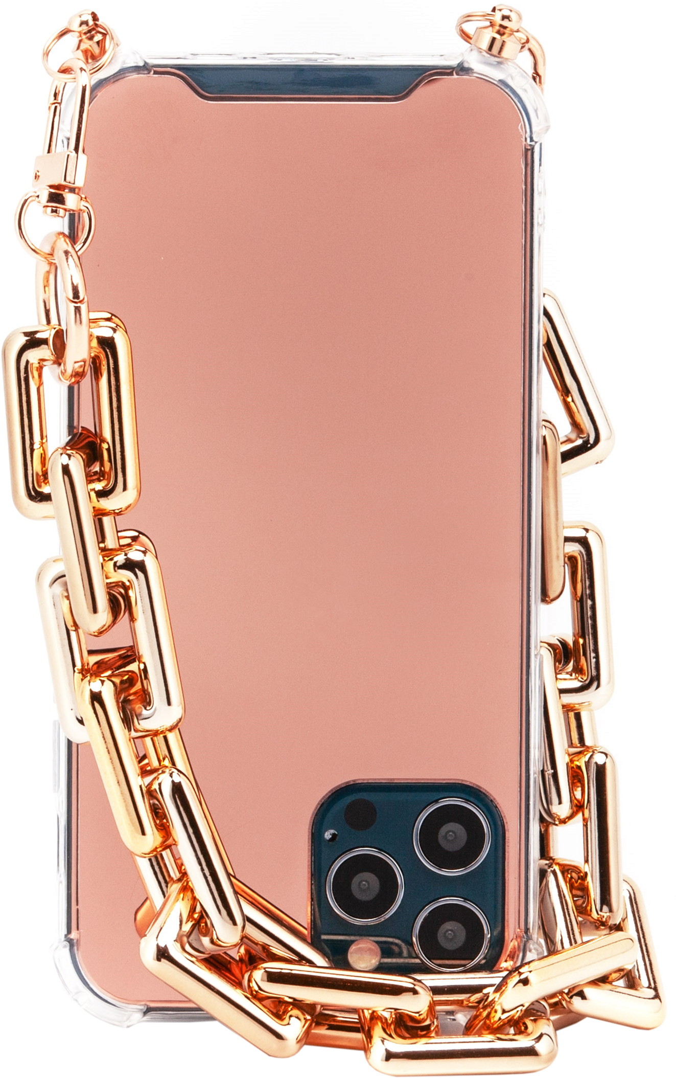 

Панель Necker на ремешке для Apple iPhone 12/12 Pro Metallic Gold (NCRC-12-MG)