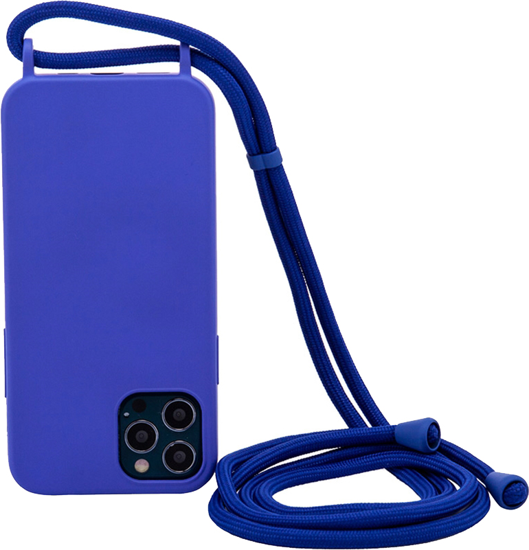 

Панель Necker на шнурке для Apple iPhone 13 Pro Max Blue Solid (NCRR-13PM-BS)
