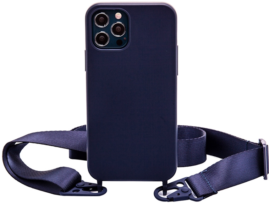 

Панель Necker на ремешке для Apple iPhone 13 Pro Navy Blue (NCRB-13P-NB)