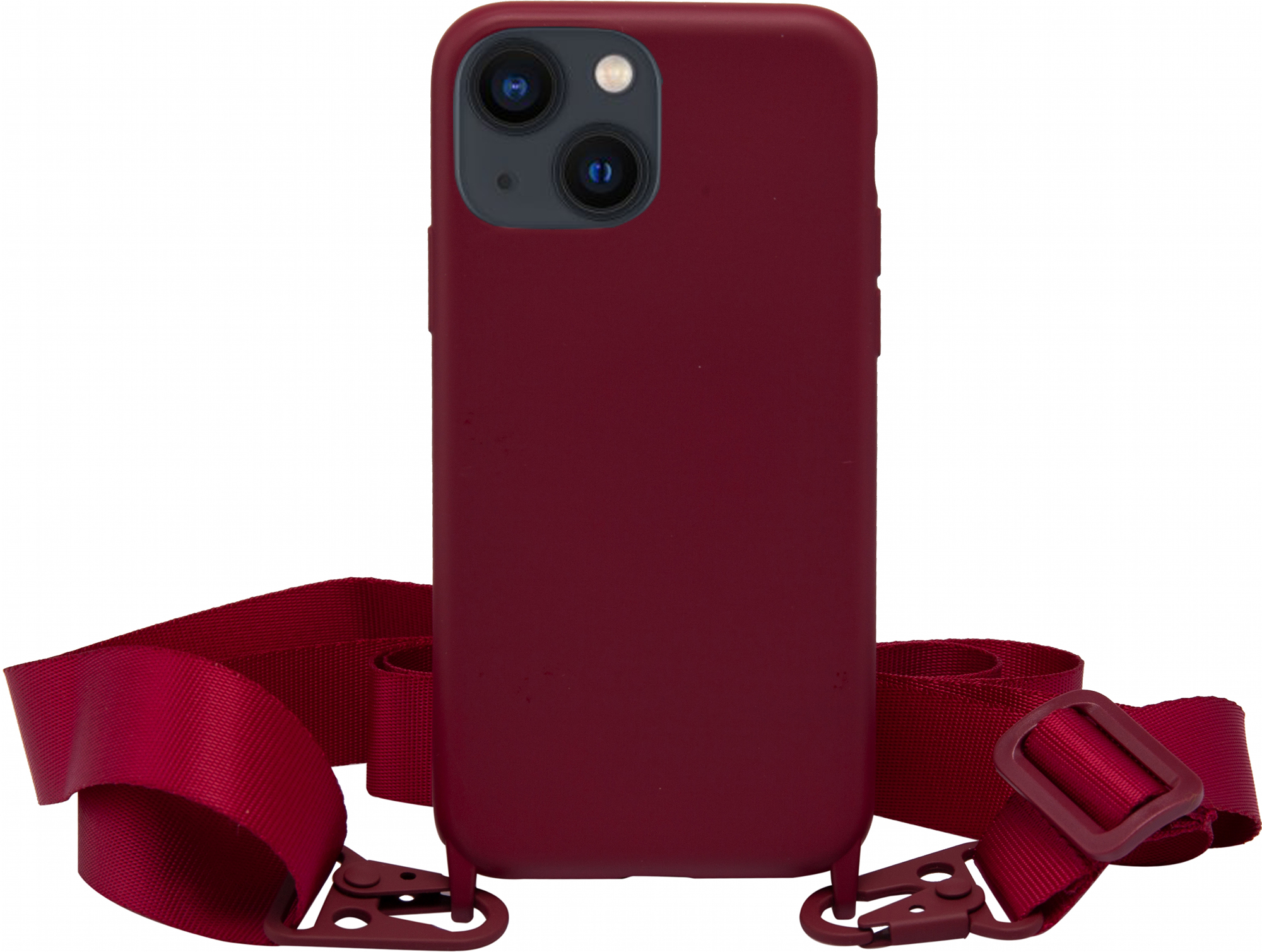 

Панель Necker на ремешке для Apple iPhone 13 Mini Bordeaux (NCRB-13M-BO)