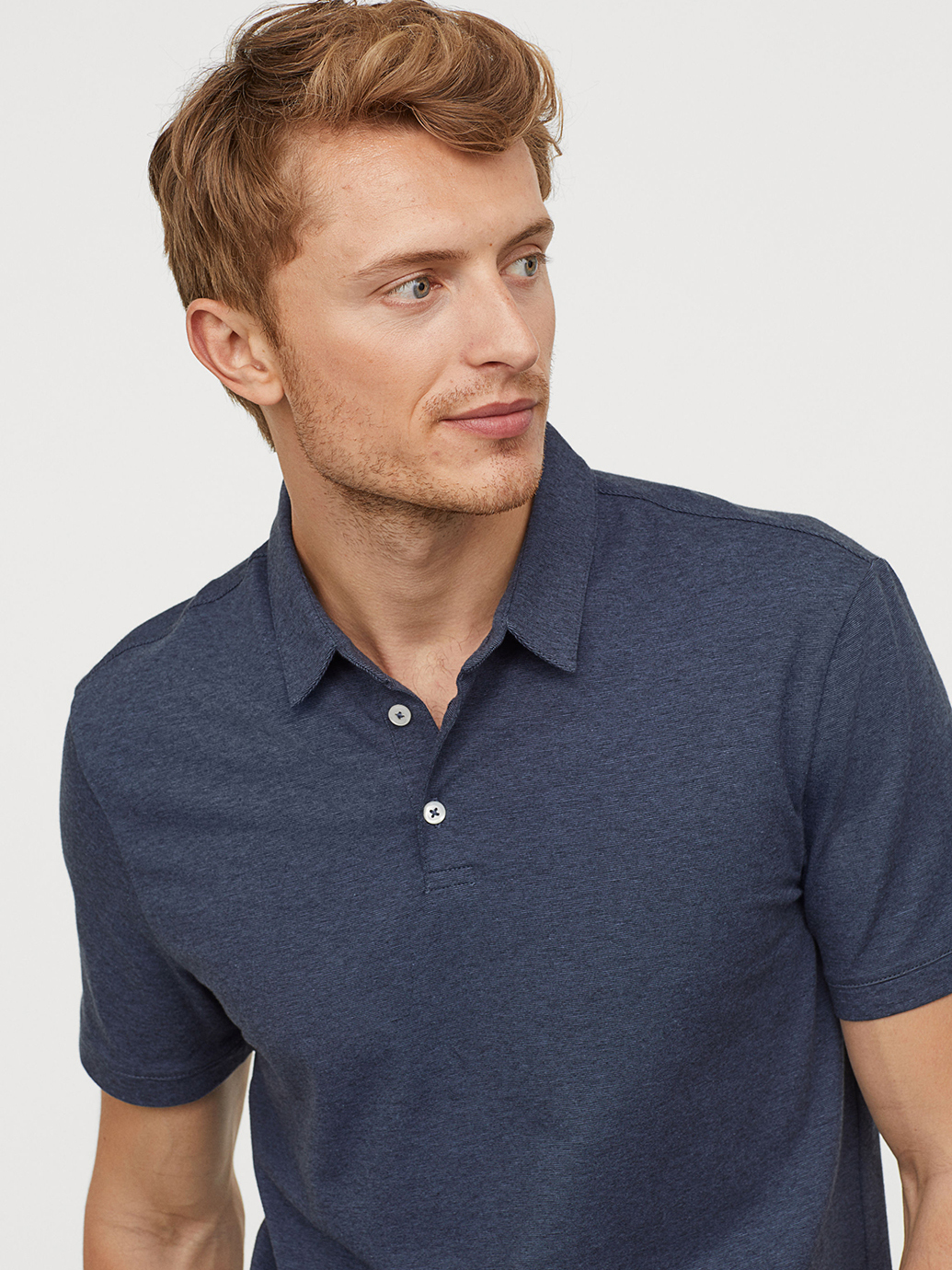 

Поло H&M 570004 XS Темно-синее
