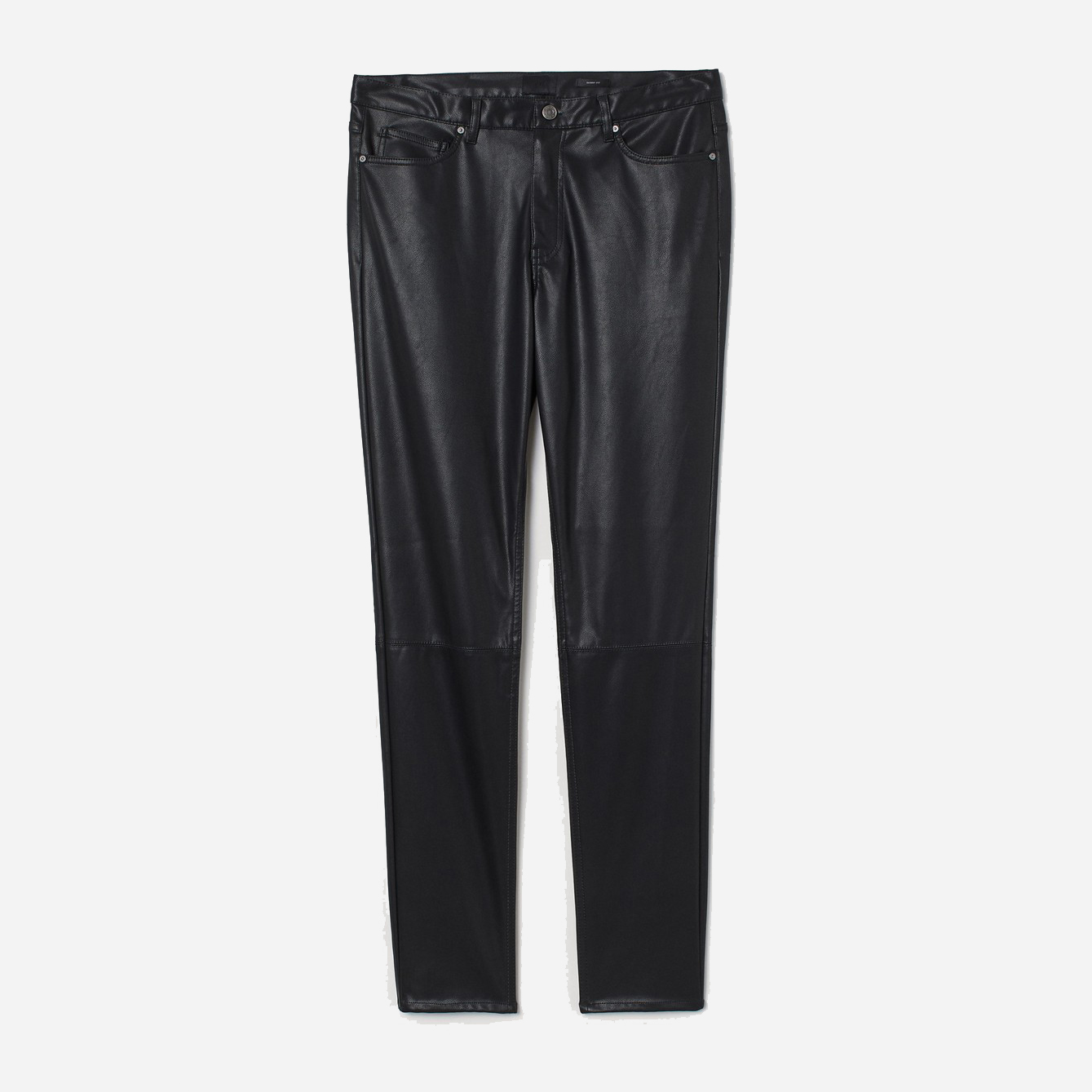 

Брюки из искуссветнной кожи H&M 810448 32 Черные