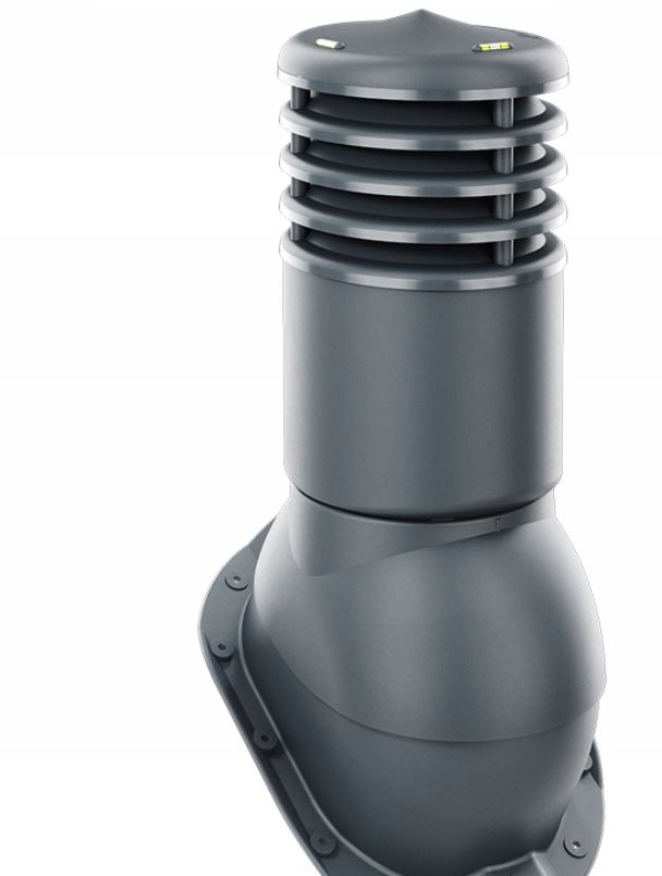 

Вентиляционный выход утепленный Krono-Plast KPI 150 мм для плоской кровли Ral 7016 Серый антрацит (KPIO 2-9)