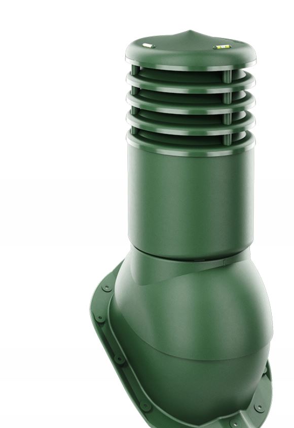 

Вентиляционный выход утепленный Krono-Plast KPI 150 мм для плоской кровли Ral 6020 Зеленый (KPIO 2-5)
