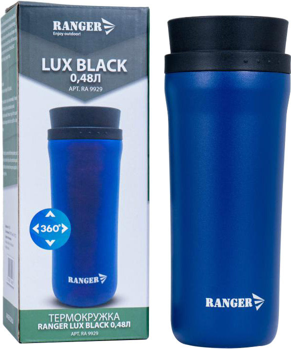 

Термокружка Ranger Lux 480 мл Black (RA 9929)