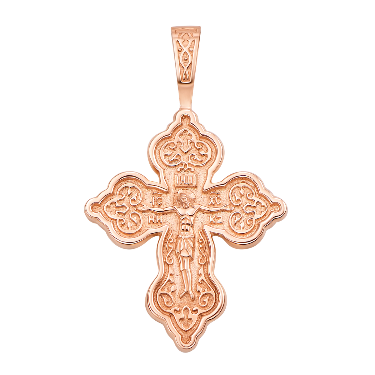 

Крестик в красном золоте Спаси и Сохрани 000122639