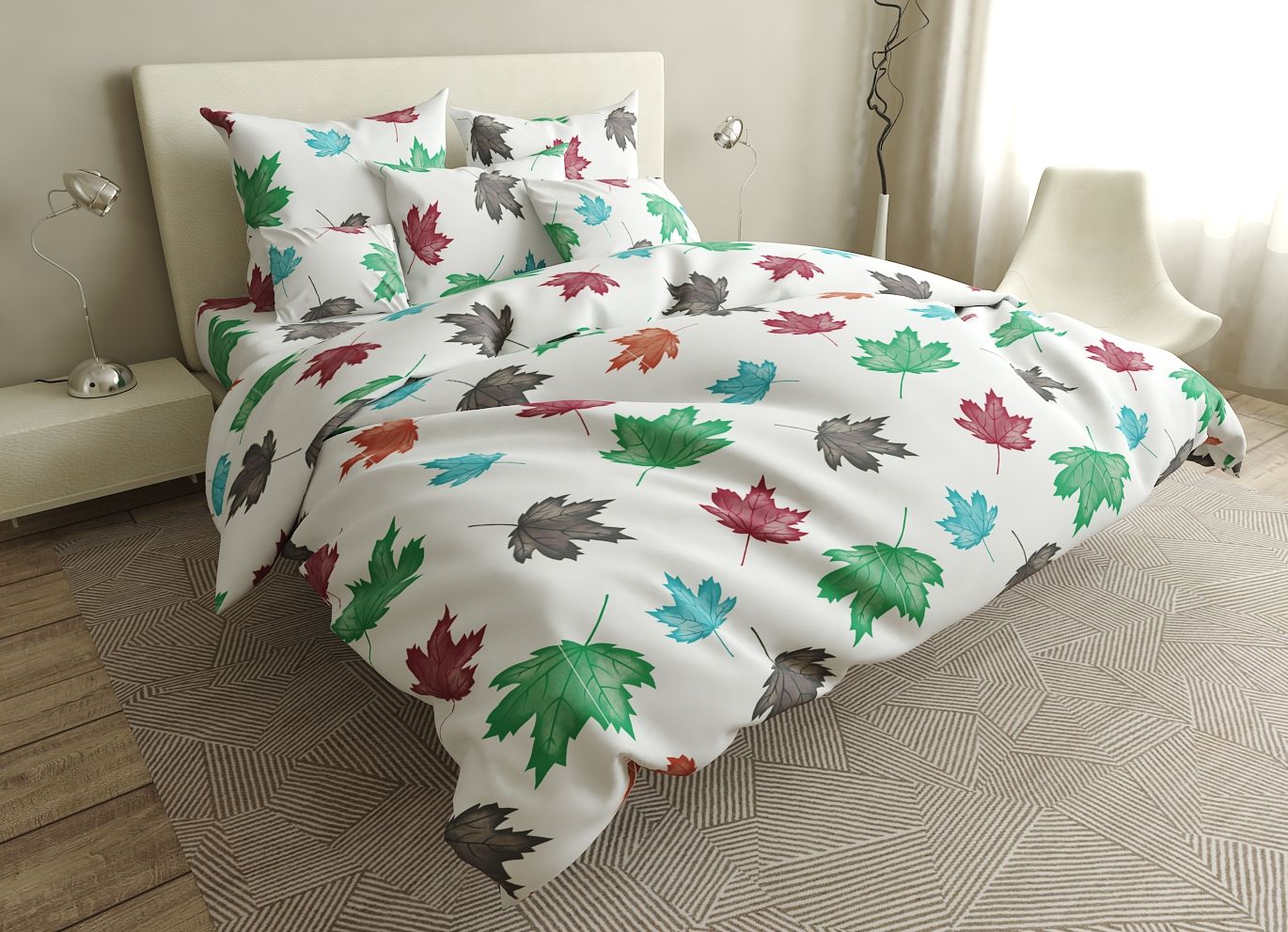 

Простынь MirSon Бязь 17-0321 Autum 150x220
