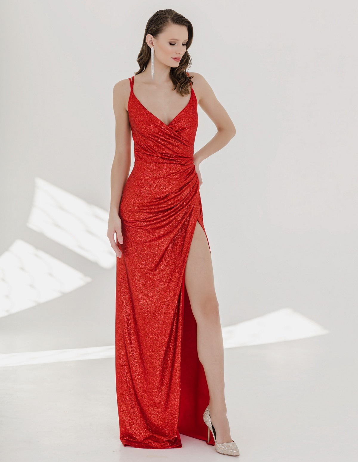 

Вечернее платье Bridal Secret E2020-33  красное, Вечернее платье Bridal Secret E2020-33 38 красное