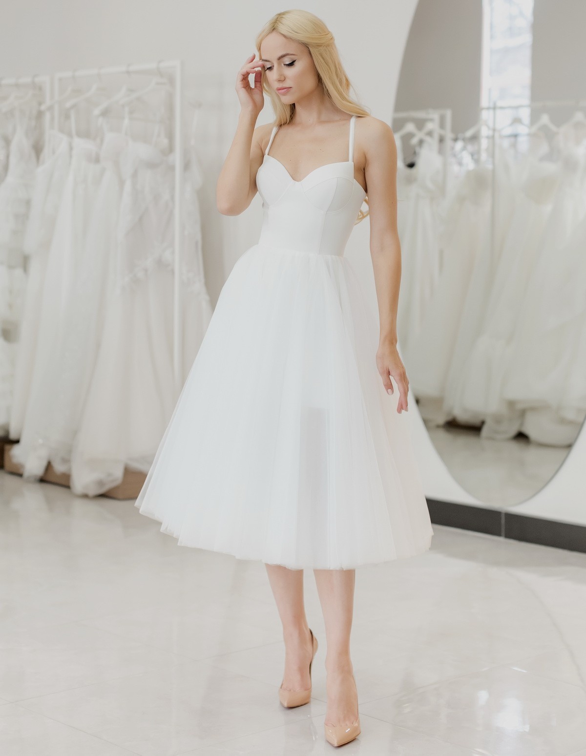 

Вечернее платье Libelle LW2021-01  белое, Вечернее платье Libelle LW2021-01 38 белое