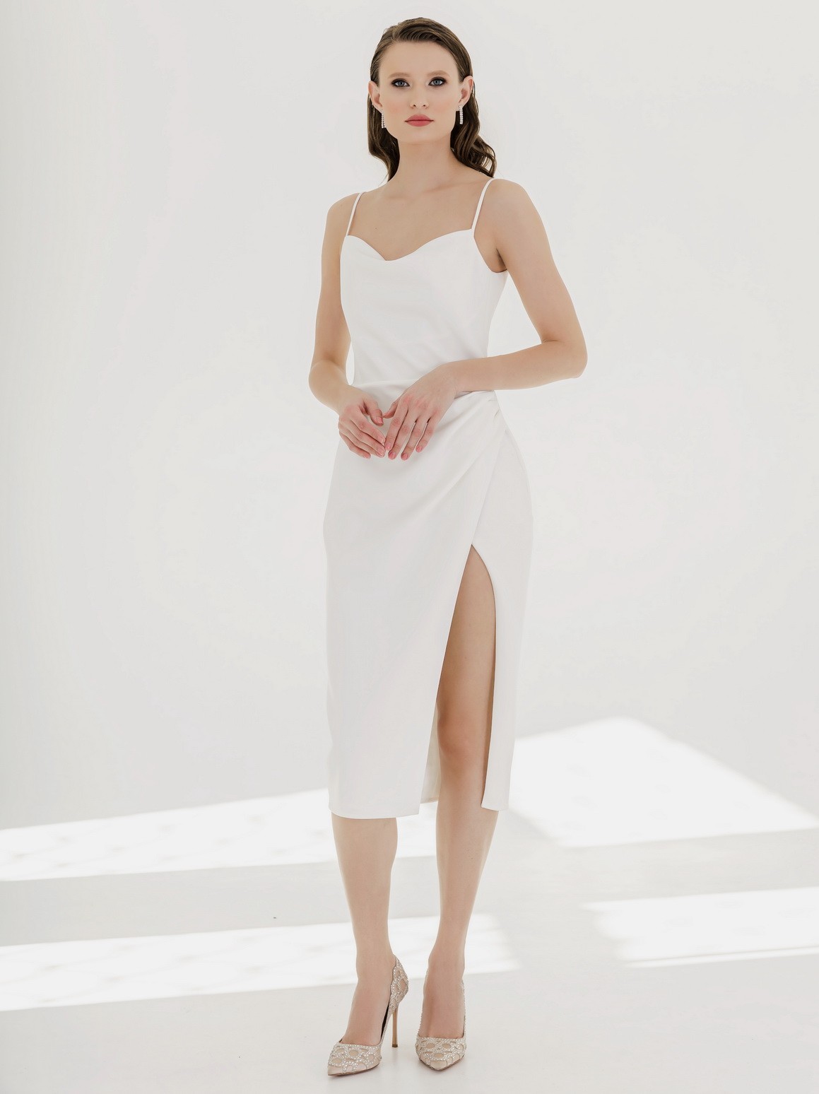 

Вечернее платье Bridal Secret E2021-01  белое, Вечернее платье Bridal Secret E2021-01 38 белое
