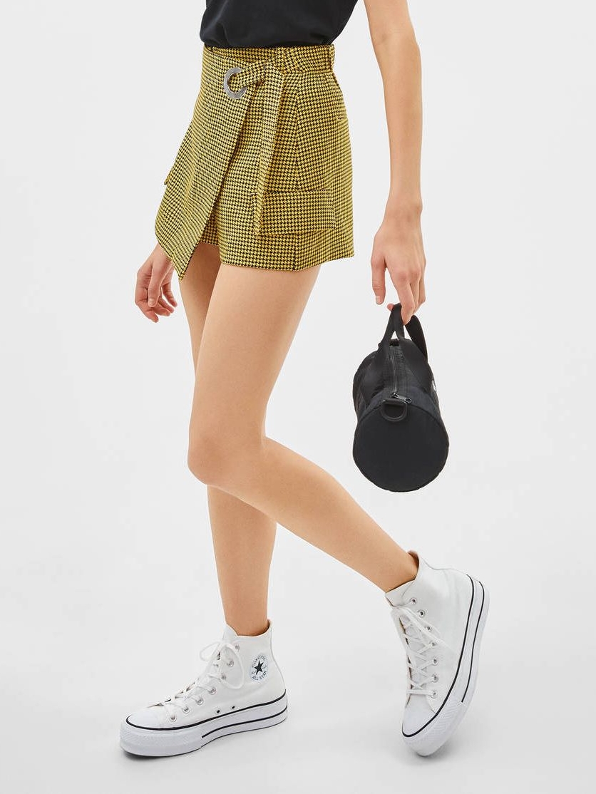 

Юбка-шорты Bershka 02666168300 40 Хаки