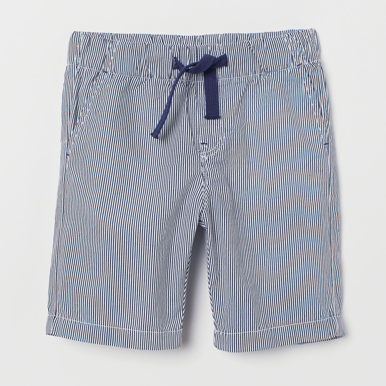 

Шорты H&M 711-692833 122 см Бело-синие/Полоска