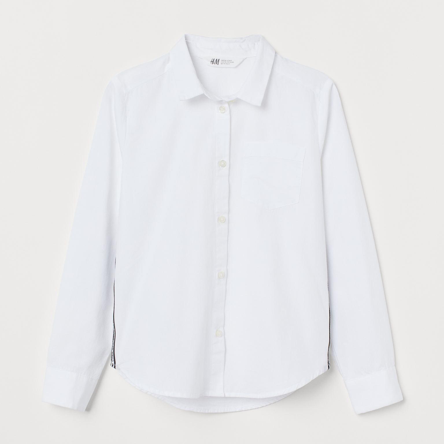 

Рубашка H&M 711-766258 140 см Белая