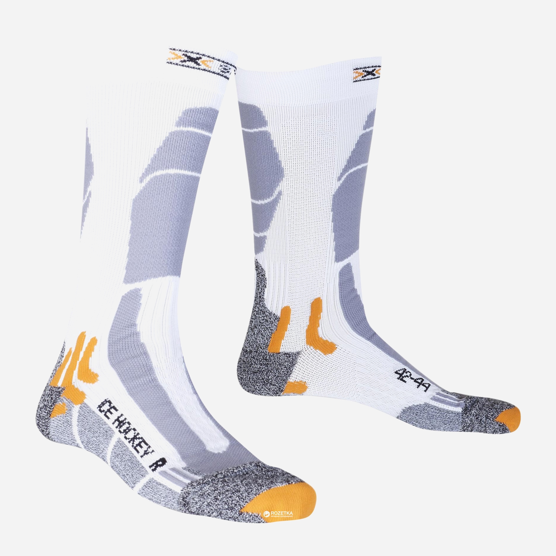 

Носки X-Socks Ice Hockey Short X20342_X32 / White-Grey, Носки X-Socks Ice Hockey Short X20342_X32 35/38 White-Grey