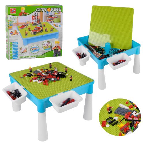 

Игровой столик с конструктором "City Fire" 407 деталей