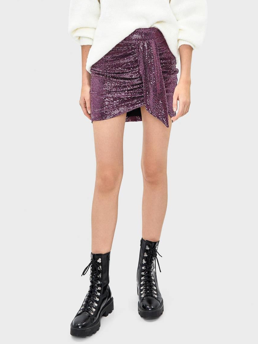 

Юбка Bershka 5750/315/630-ACXZ XS Фиолетовая
