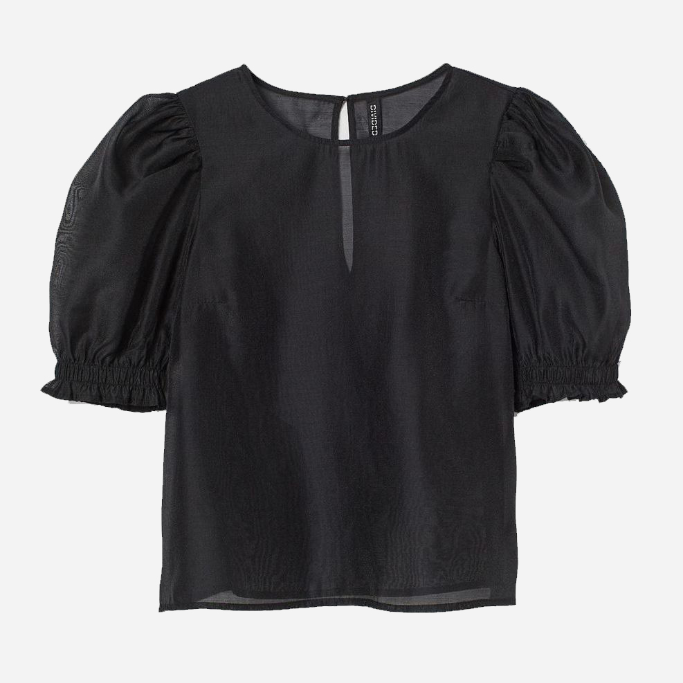 

Блузка H&M 0928189  Черная, Блузка H&M 0928189 34 Черная