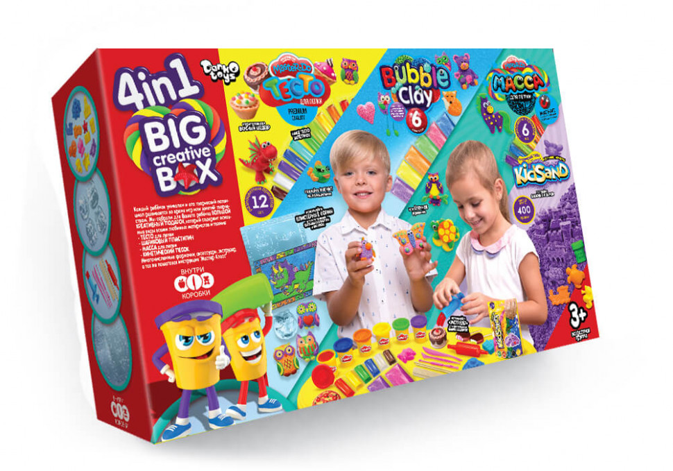 

Набор креативного творчества "4 в 1 BIG CREATIVE BOX" Danko Toys BCRB-01-01