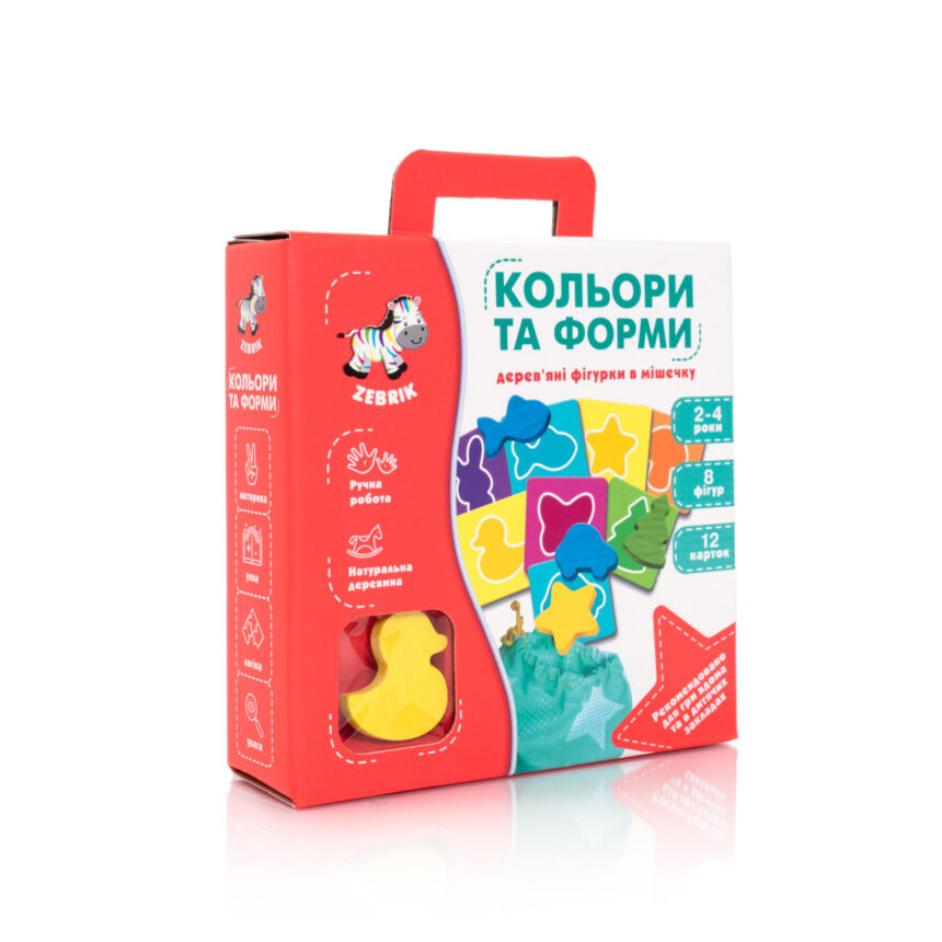 

Развивающая игра. Цвета и формы (дерево) (укр.) ZB2001-01